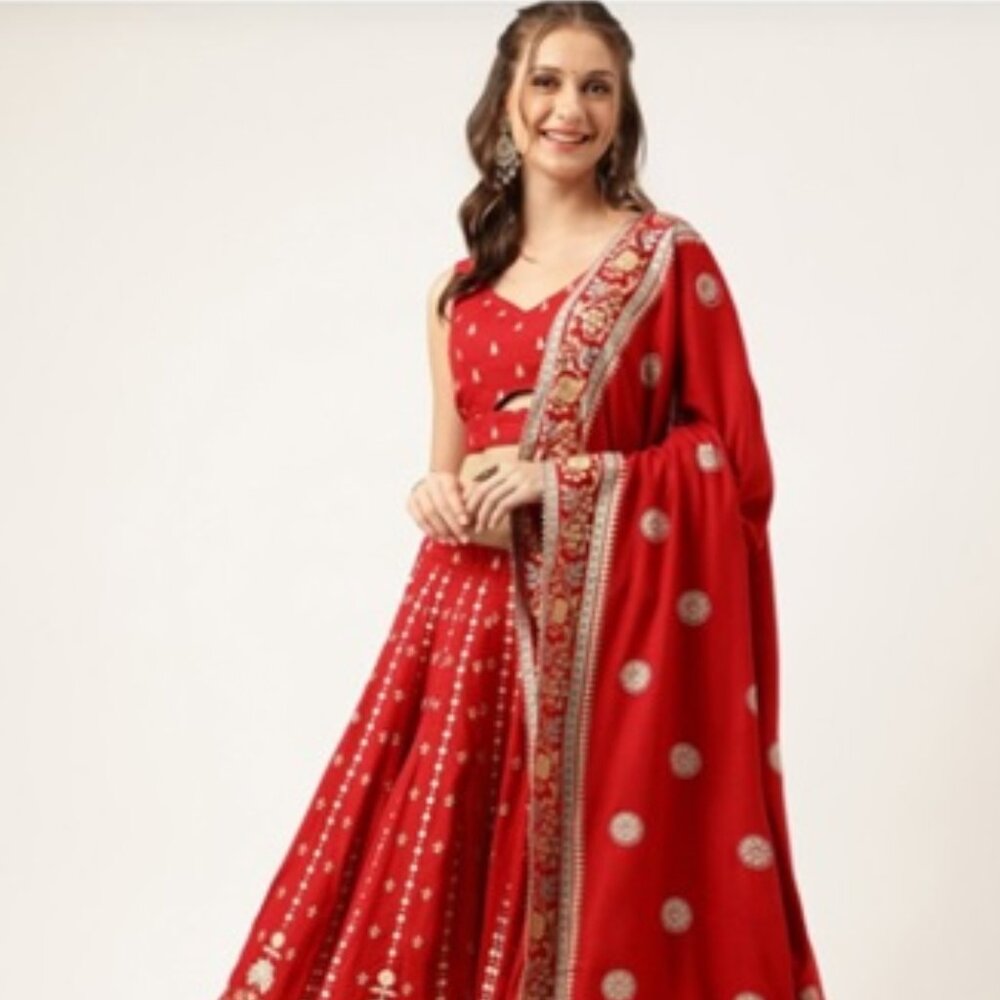 Khari Printed Lehenga, Blouse & Duppatta